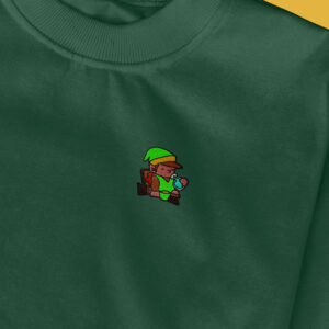 Sudadera sin Capucha Bordada - Zelda Link