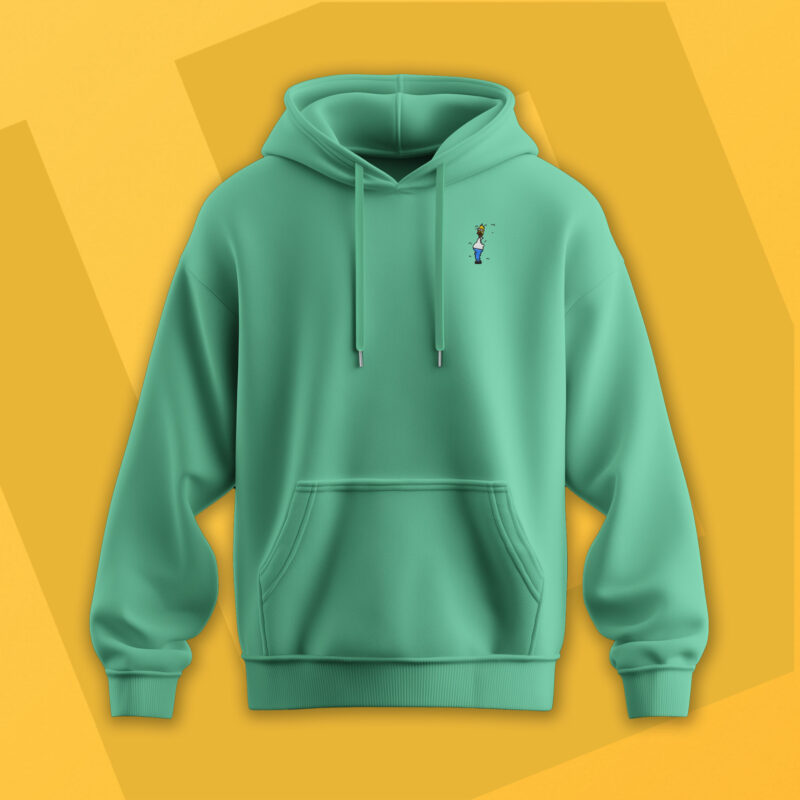 Sudadera con Capucha Bordada - Homer Seto