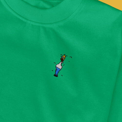 Sudadera sin Capucha Bordada Niños - Homer Seto