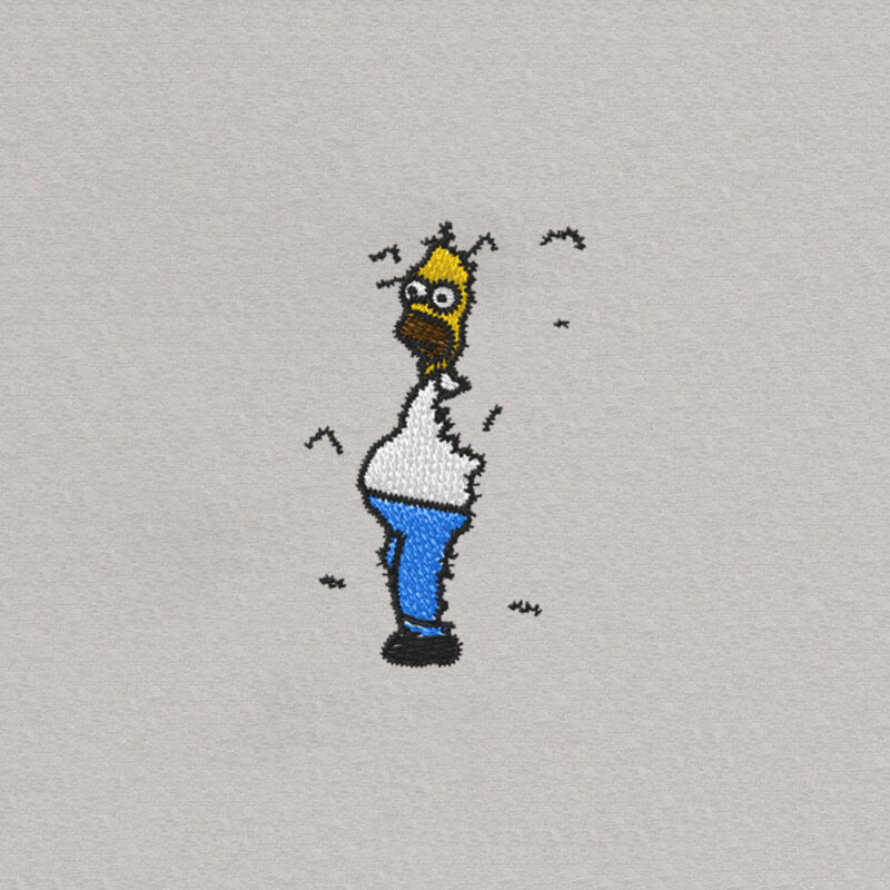 Sudadera con Capucha Bordada - Homer Seto