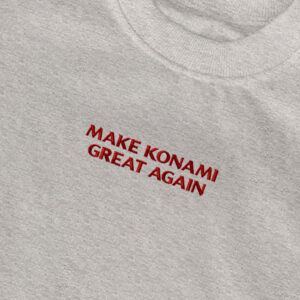 Sudadera sin Capucha Bordada - Make Konami Great Again