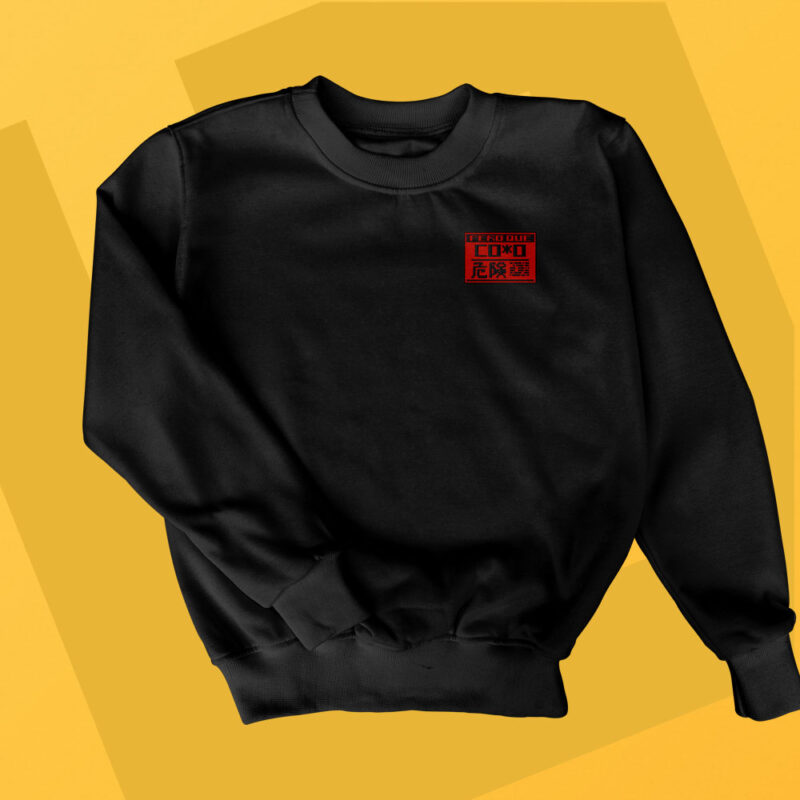 Sudadera sin Capucha Bordada - Alerta Metal Gear Solid