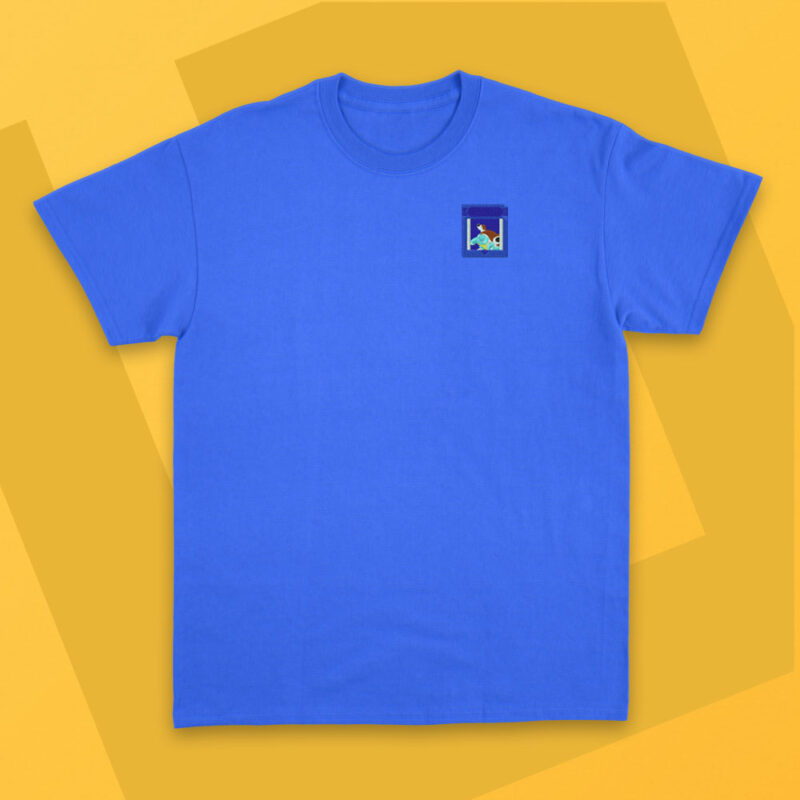 Camiseta Bordada - Pokémon Azul