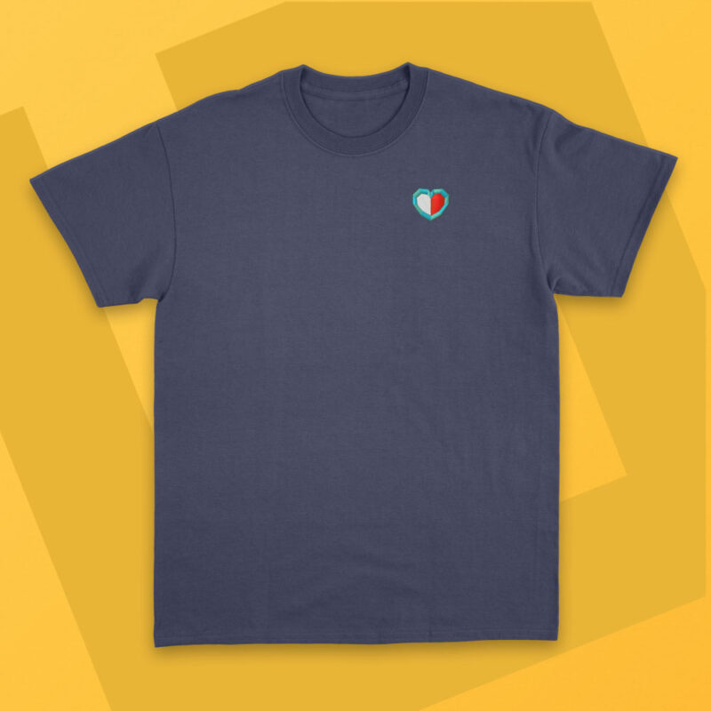 Pack Camisetas Bordadas Corazón Zelda