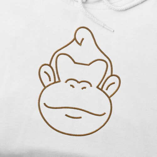 Sudadera con Capucha Bordada - Donkey Kong