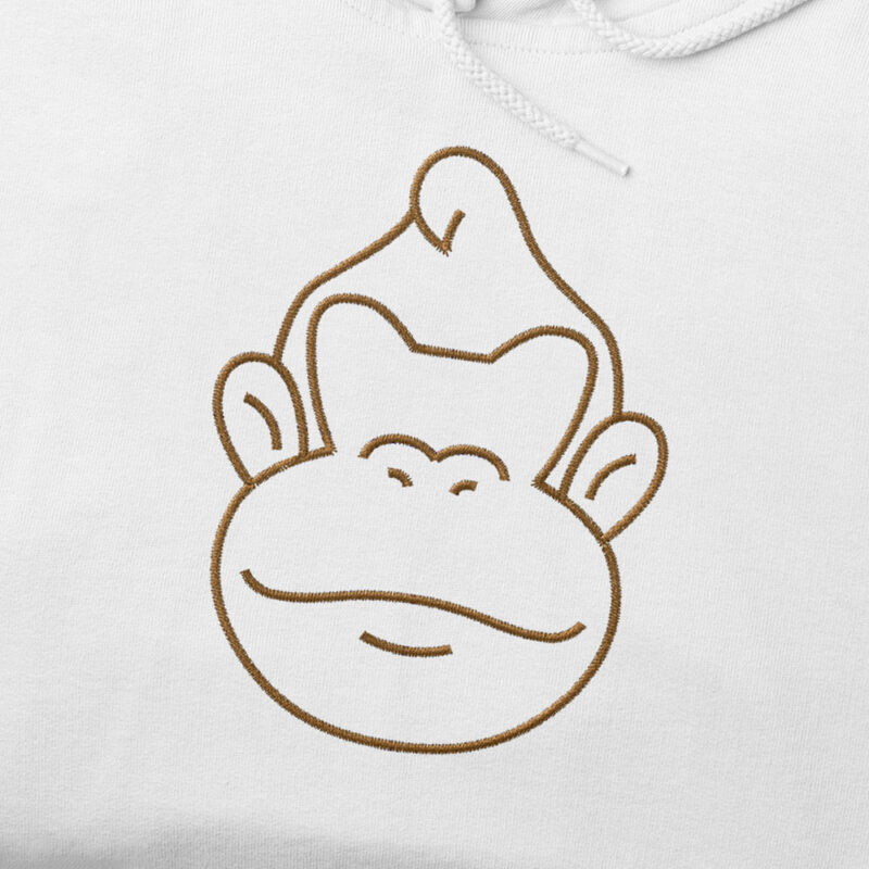 Sudadera con Capucha Bordada - Donkey Kong