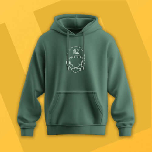 Sudadera con Capucha Bordada - Luigi