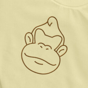 Sudadera sin Capucha Bordada - Donkey Kong