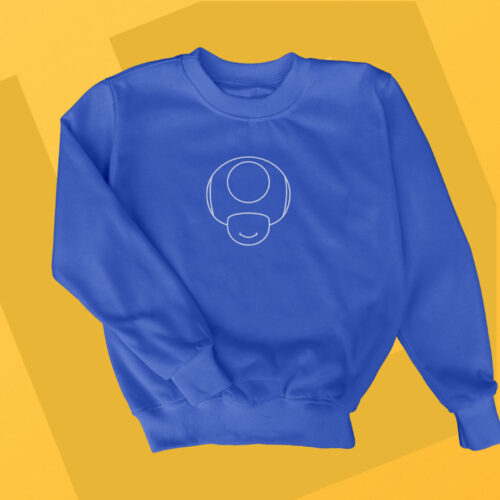 Sudadera sin Capucha Bordada - Toad
