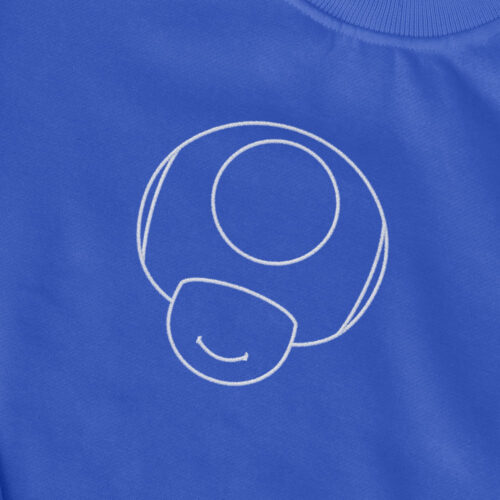 Sudadera sin Capucha Bordada - Toad