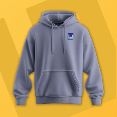 Sudadera con Capucha Bordada Niños - Pokémon Azul