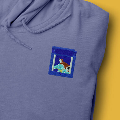 Sudadera con Capucha Bordada Niños - Pokémon Azul