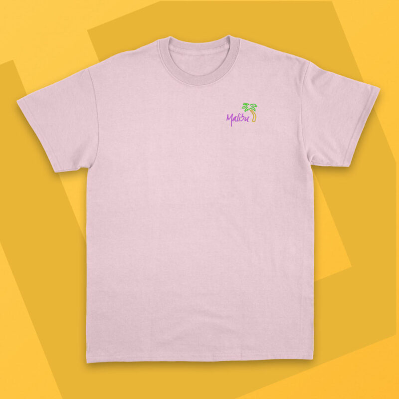 Camiseta Bordada - Malibu GTA Vice City