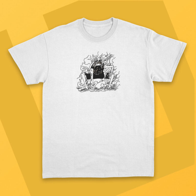 Camiseta Bordada - Luffy One Piece