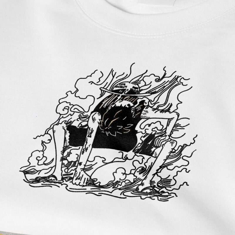 Camiseta Bordada - Luffy One Piece