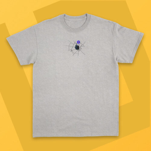 Camiseta Bordada Niños - Pikmin Negro