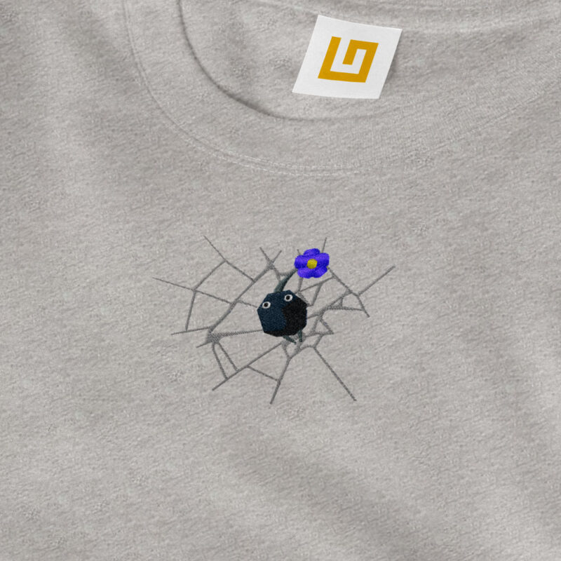 Camiseta Bordada Niños - Pikmin Negro