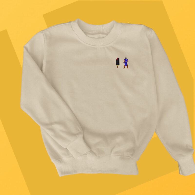 Sudadera sin Capucha Bordada - Dracula Castlevania