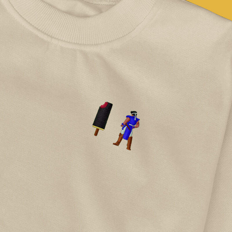 Sudadera sin Capucha Bordada - Dracula Castlevania