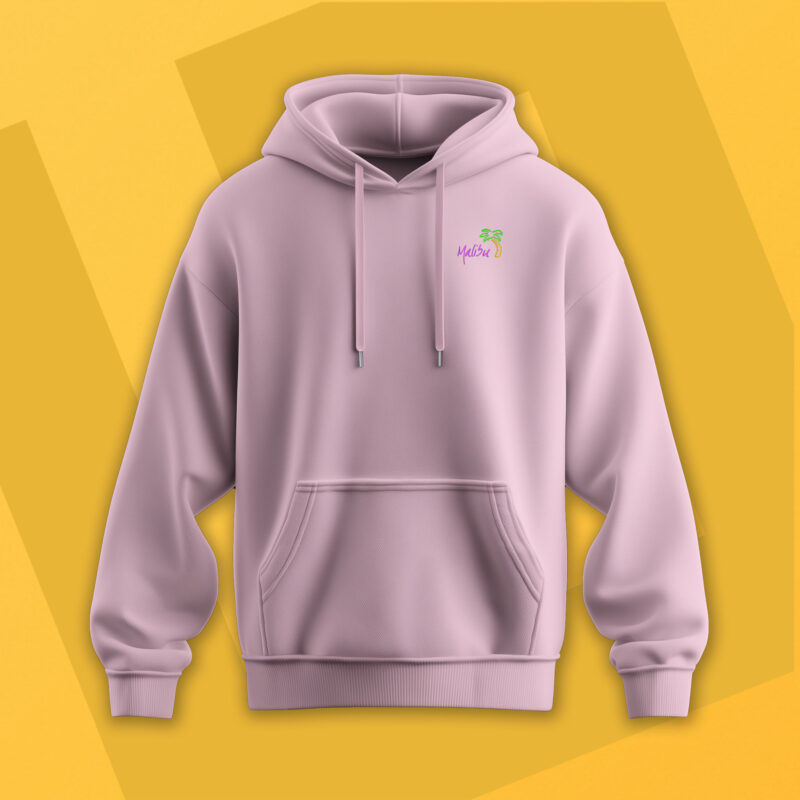 Sudadera con Capucha Bordada - Malibu GTA Vice City