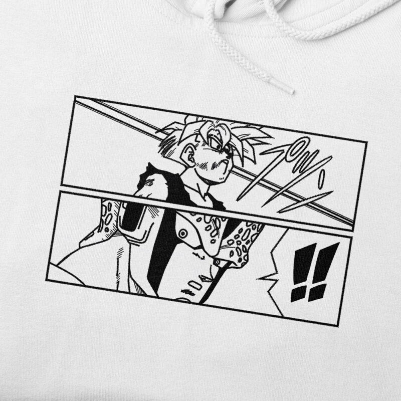 Sudadera con Capucha Bordada - Son Gohan Cell Dragon Ball