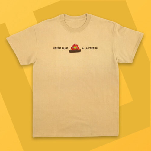 Camiseta Bordada - Calcifer Crims