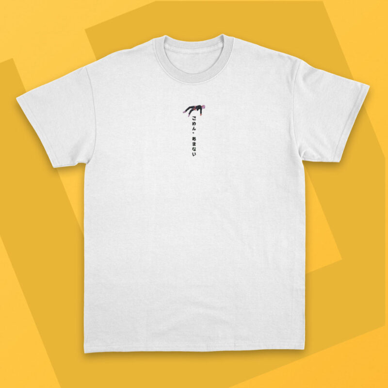 Camiseta Bordada - Gojo Jujutsu Kaisen Gomen Amanai