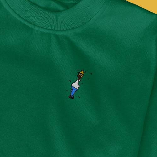 Sudadera sin Capucha Bordada - Homer Seto