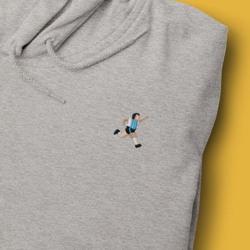 Sudadera con Capucha Bordada - Argentina Super Soccer