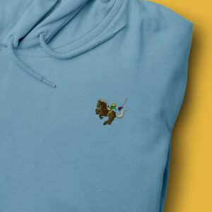 Sudadera con Capucha Bordada - Zelda Link Epona