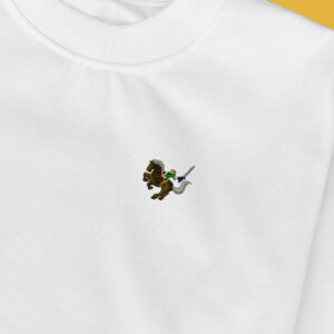 Sudadera sin Capucha Bordada - Zelda Link Epona