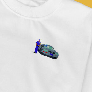 Sudadera sin Capucha Bordada - Street Fighter Coche