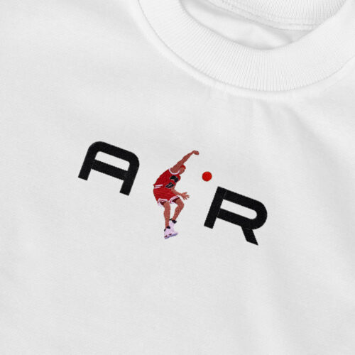 Sudadera sin Capucha Bordada - Air Sakuragi Slam Dunk