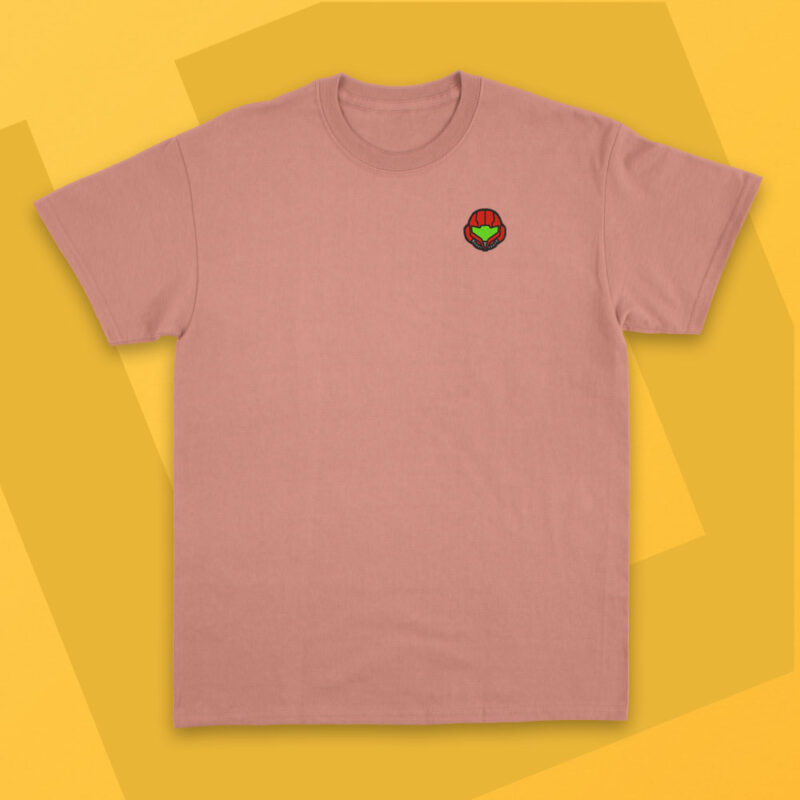 Camiseta Bordada - Metroid Prime Samus