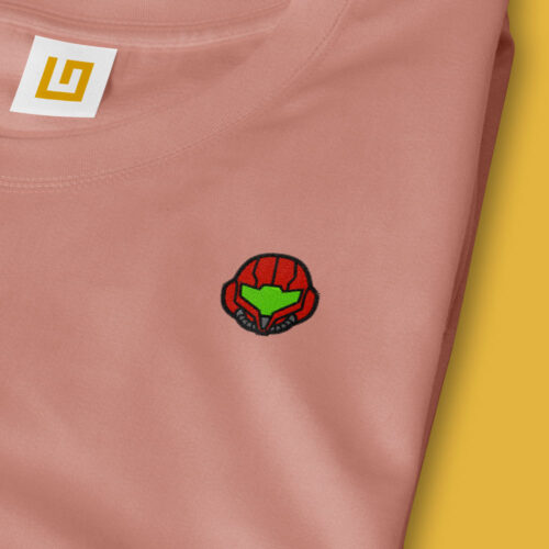 Camiseta Bordada - Metroid Prime Samus
