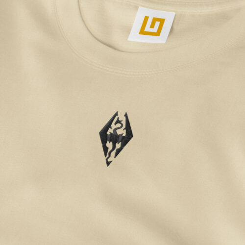 Camiseta Bordada - Skyrim Dovahkiin