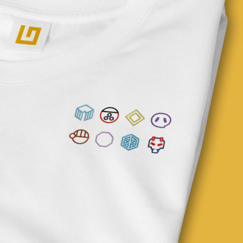 Camiseta Bordada - Medallas Johto Pokémon