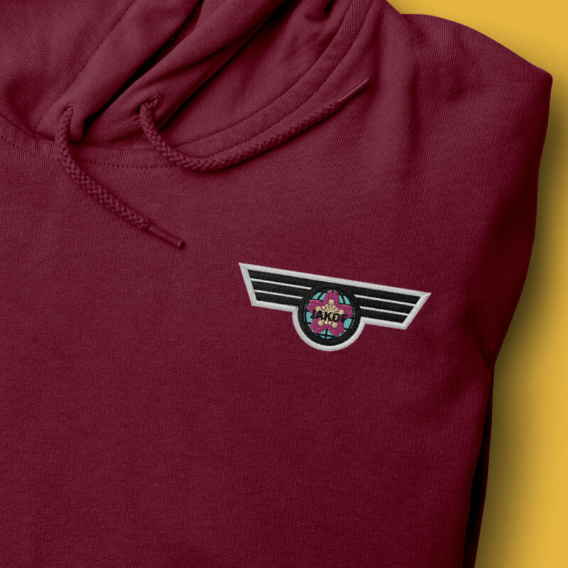 Sudadera con Capucha Bordada - JAKDF Kaijuu No. 8