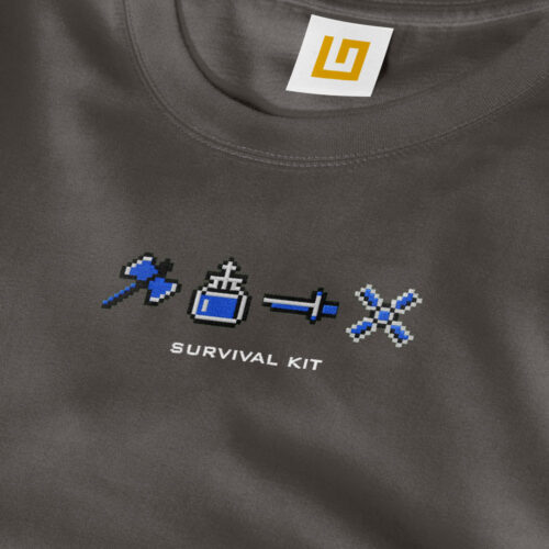 Camiseta Bordada - Castlevania Survival Kit