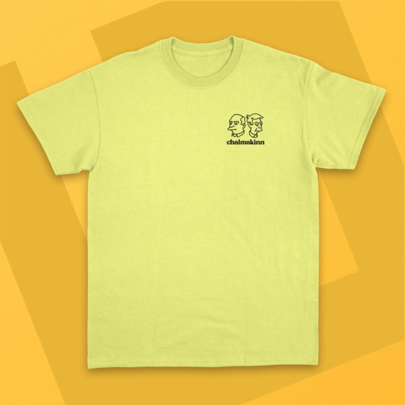Camiseta-Bordada-Chalmskinn-Los-Simpsons-Light-Yellow-2 Camiseta Bordada - Chalmskinn Los Simpsons