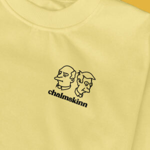 Sudadera sin Capucha Bordada - Chalmskinn Los Simpsons
