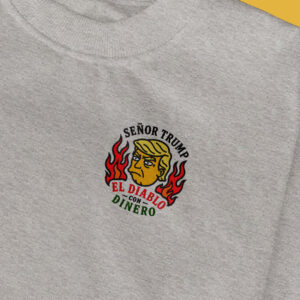 Sudadera sin Capucha Bordada - Señor Trump Los Simpsons
