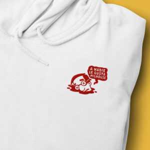 Sudadera con Capucha Bordada - A Nadie Le Gusta Milhouse Los Simpsons