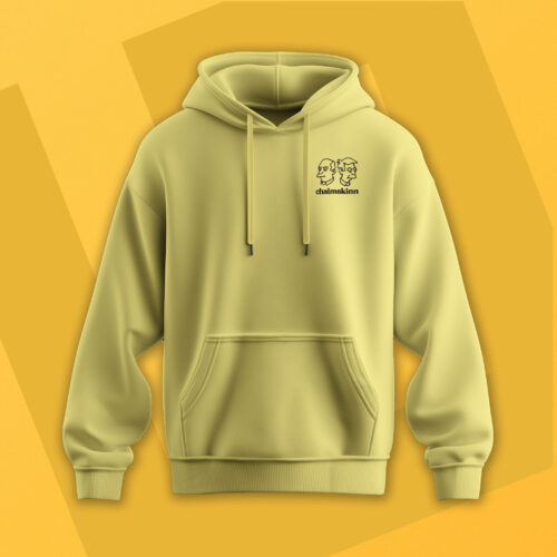Sudadera-Capucha-Bordada-Chalmskinn-Los-Simpsons-Light-Yellow-2 Sudadera con Capucha Bordada - Chalmskinn Los Simpsons