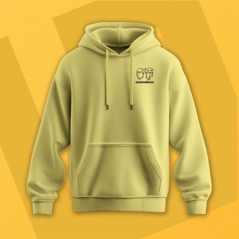 Sudadera-Capucha-Bordada-Chalmskinn-Los-Simpsons-Light-Yellow-2 Sudadera con Capucha Bordada - Chalmskinn Los Simpsons