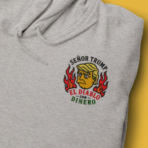 Sudadera con Capucha Bordada - Señor Trump Los Simpsons