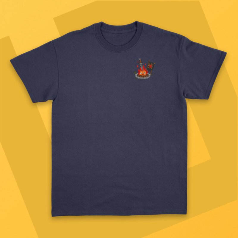 Camiseta Bordada - Calcifer Dark Souls