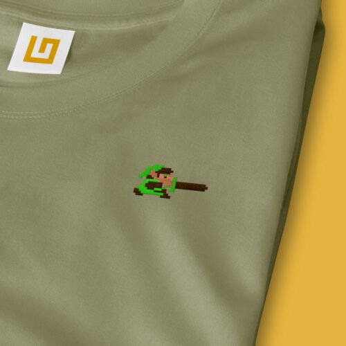 Camiseta Bordada - Link Zelda Pixel
